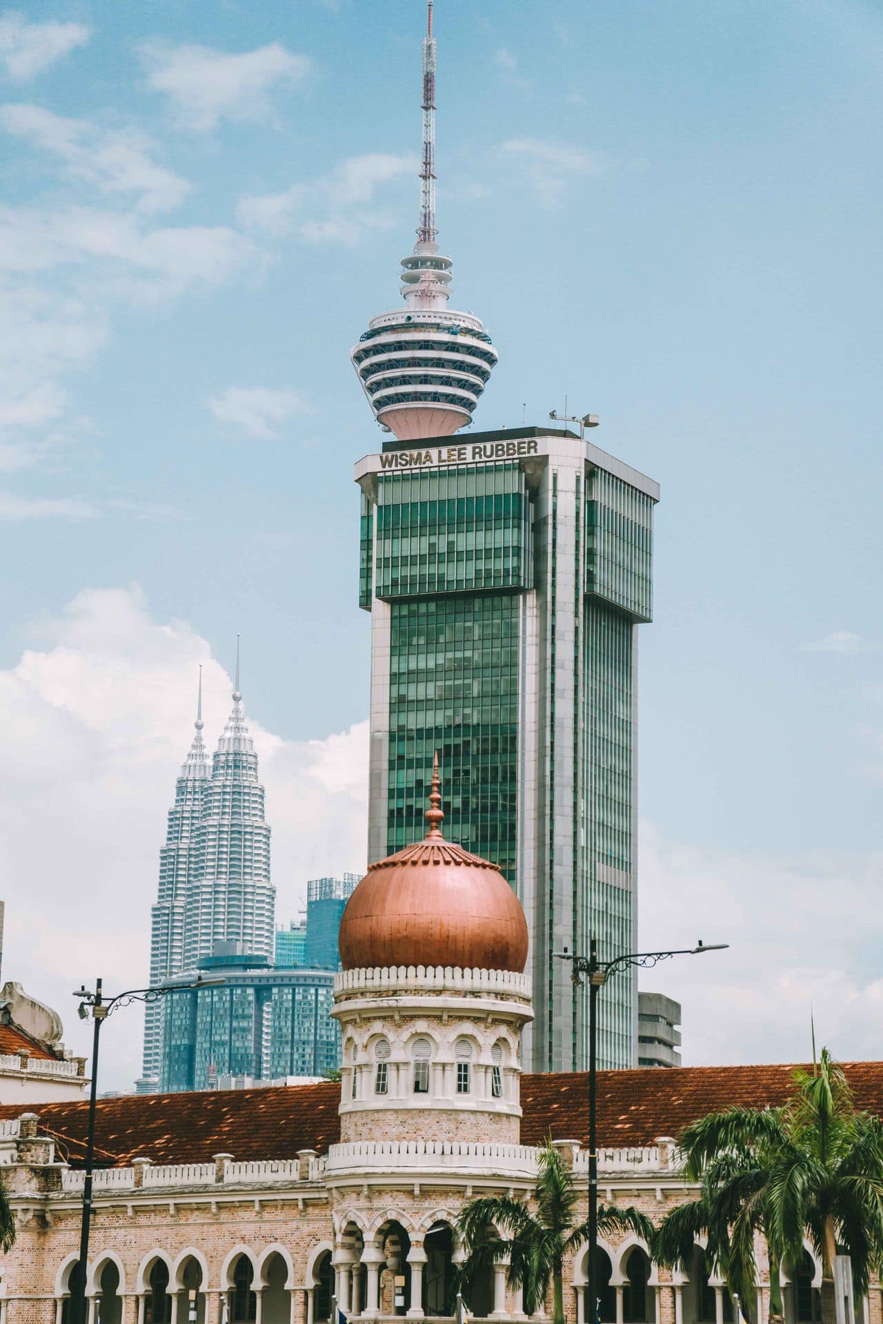 Heritage and modern architecture in the Kuala Lumpur skyline